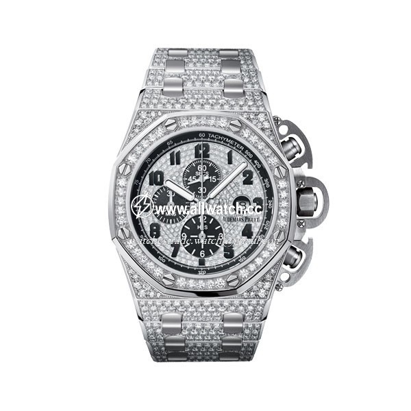 Audemars Piguet 26215BCZZ1239BC01 Royal Oak Offshore Mens Automatic 18kt White Gold Diamond