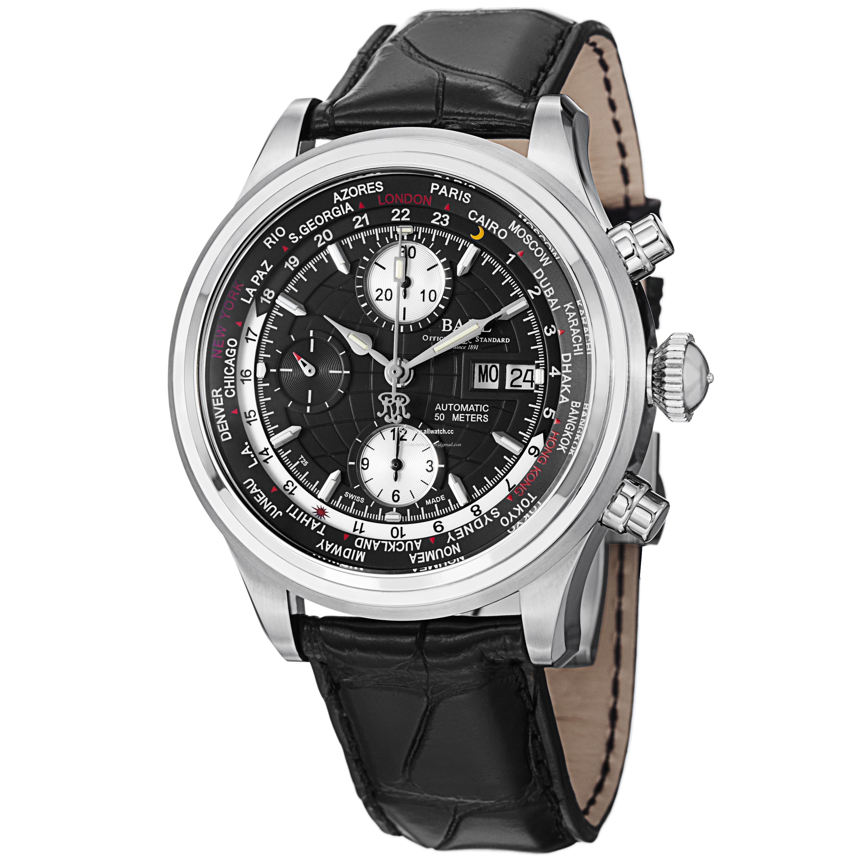 Ball CM2052DLJBK Trainmaster Mens Automatic Stainless Steel