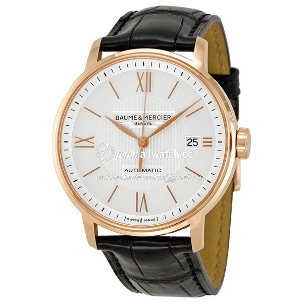Baume et Mercier 10037 Classima Mens Automatic 18kt Rose Gold