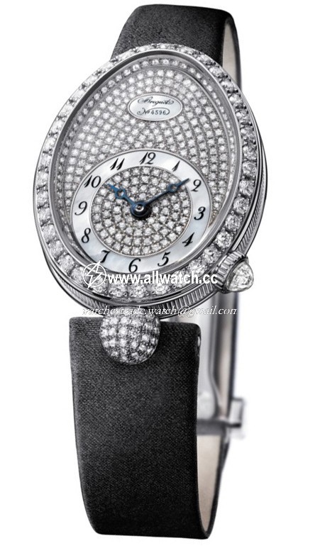 Breguet 8928BB/8D/844.DD0D Reine de Naples Ladies Automatic 18 Carat White Gold