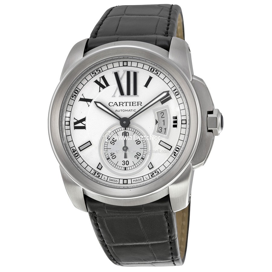 Cartier W7100037 Calibre de Cartier Mens Automatic Stainless Steel