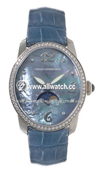 Girard Perregaux 80490-D53-A261-CK4 Cats Eye Ladies Automatic 18kt White Gold