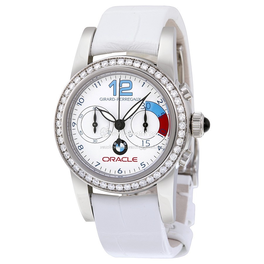 Girard Perregaux 80440D11A712-CB7A Ladies Automatic Stainless Steel Case Set with Diamonds