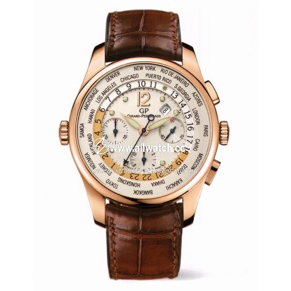 Girard Perregaux 49805-52-151-BACA Mens Automatic 18K Rose Gold