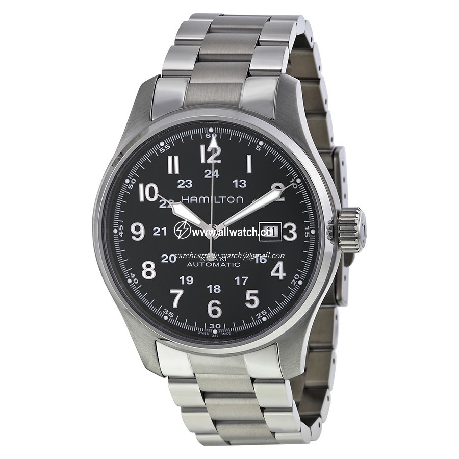Hamilton H70625133 Khaki Officer Mens Automatic Stainless Steel