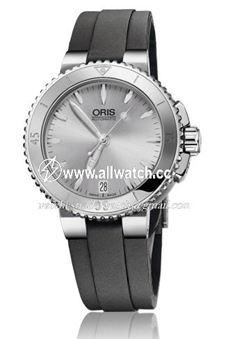 Oris 01 733 7652 4141-07 5 18 14FC Aquis Ladies Automatic Stainless Steel