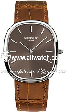 Patek Philippe 3738/100G-012 Golden Ellipse Mens Automatic White Gold