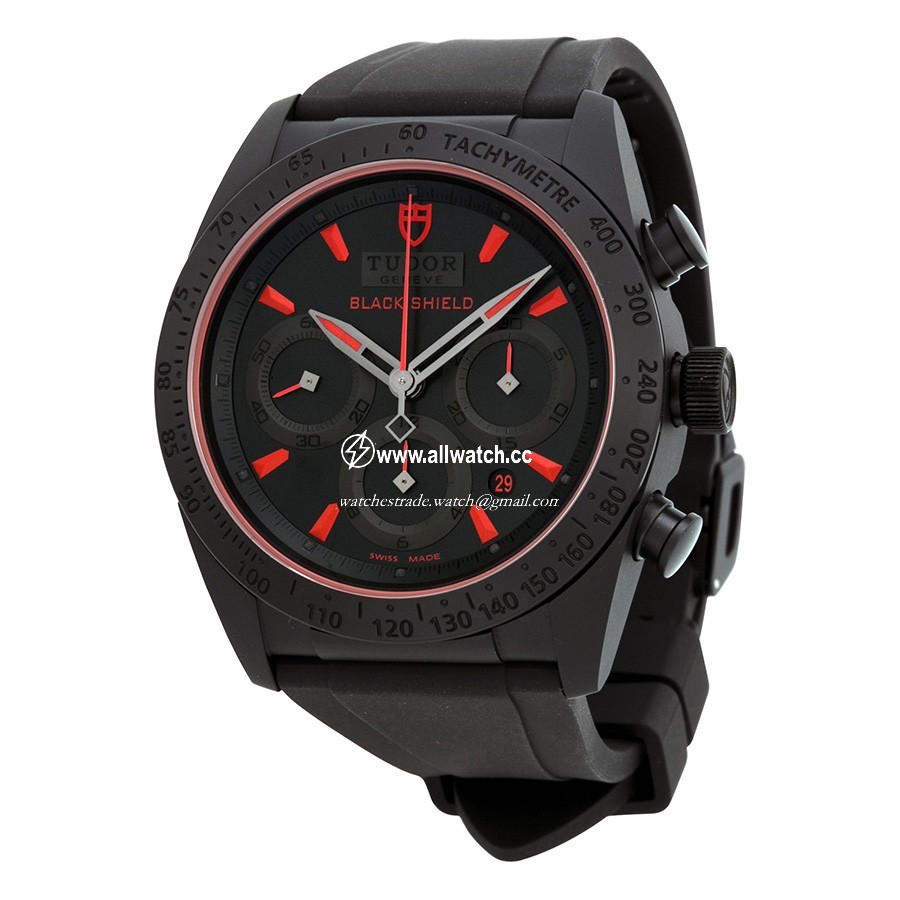 Tudor 42000CR-BKRS Fastrider Mens Automatic Black Ceramic