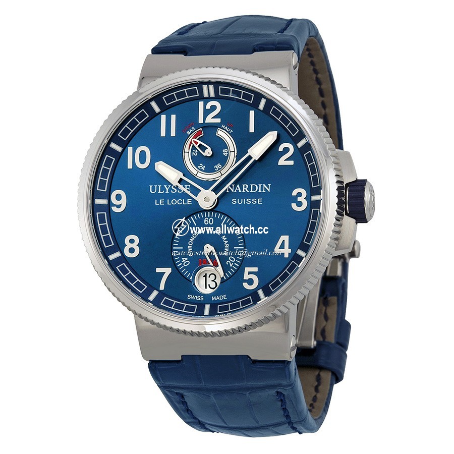 Ulysse Nardin 1183-126/63 Marine Mens Automatic Stainless Steel and Titanium
