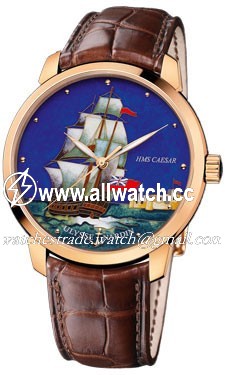 Ulysse Nardin 8156-111-2-CAESAR San Marco Mens Automatic 18 kt. Rose Gold