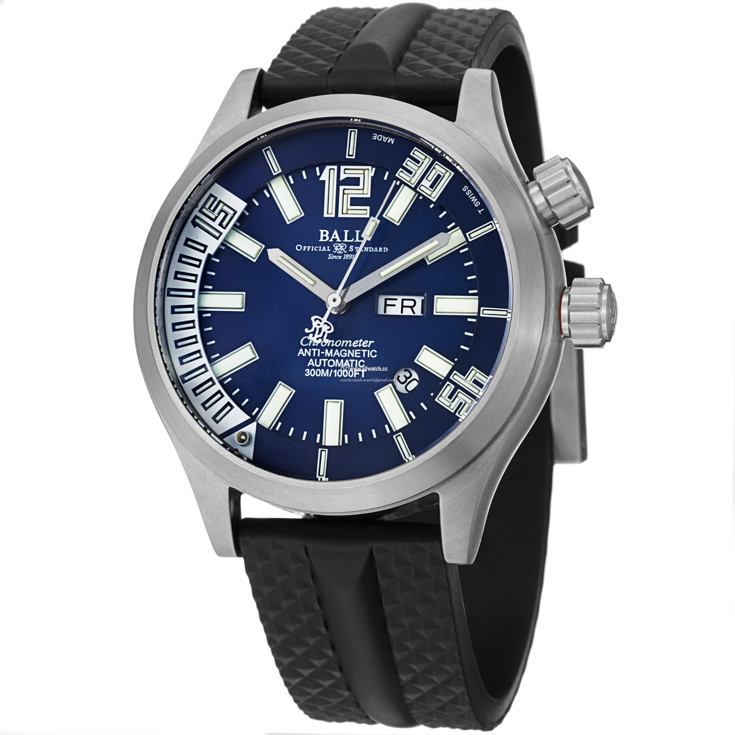 Ball DM1022A-PC1A-BE Engineer Mens Automatic Titanium