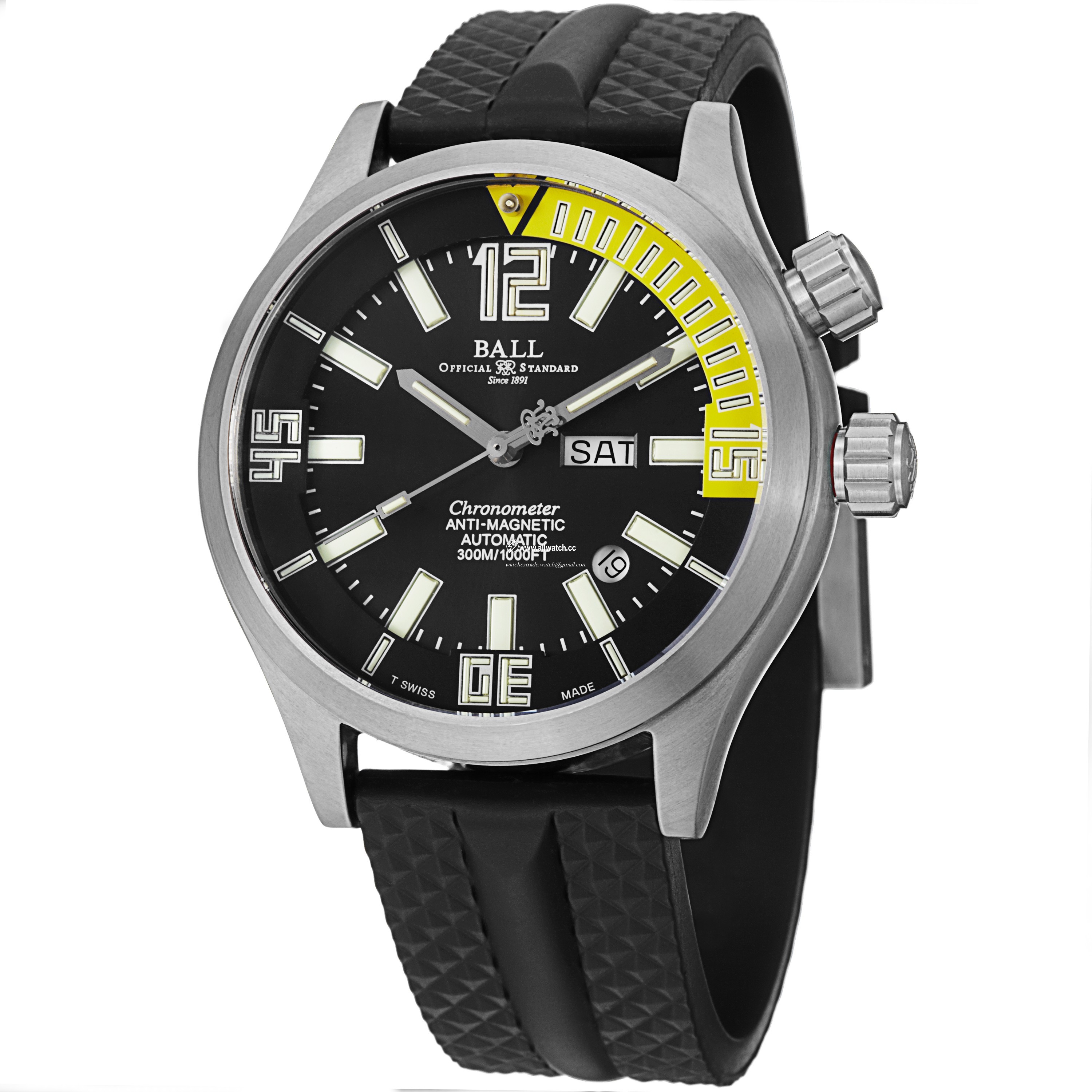 Ball DM1022A-PC1ABKY Engineer Mens Automatic Titanium