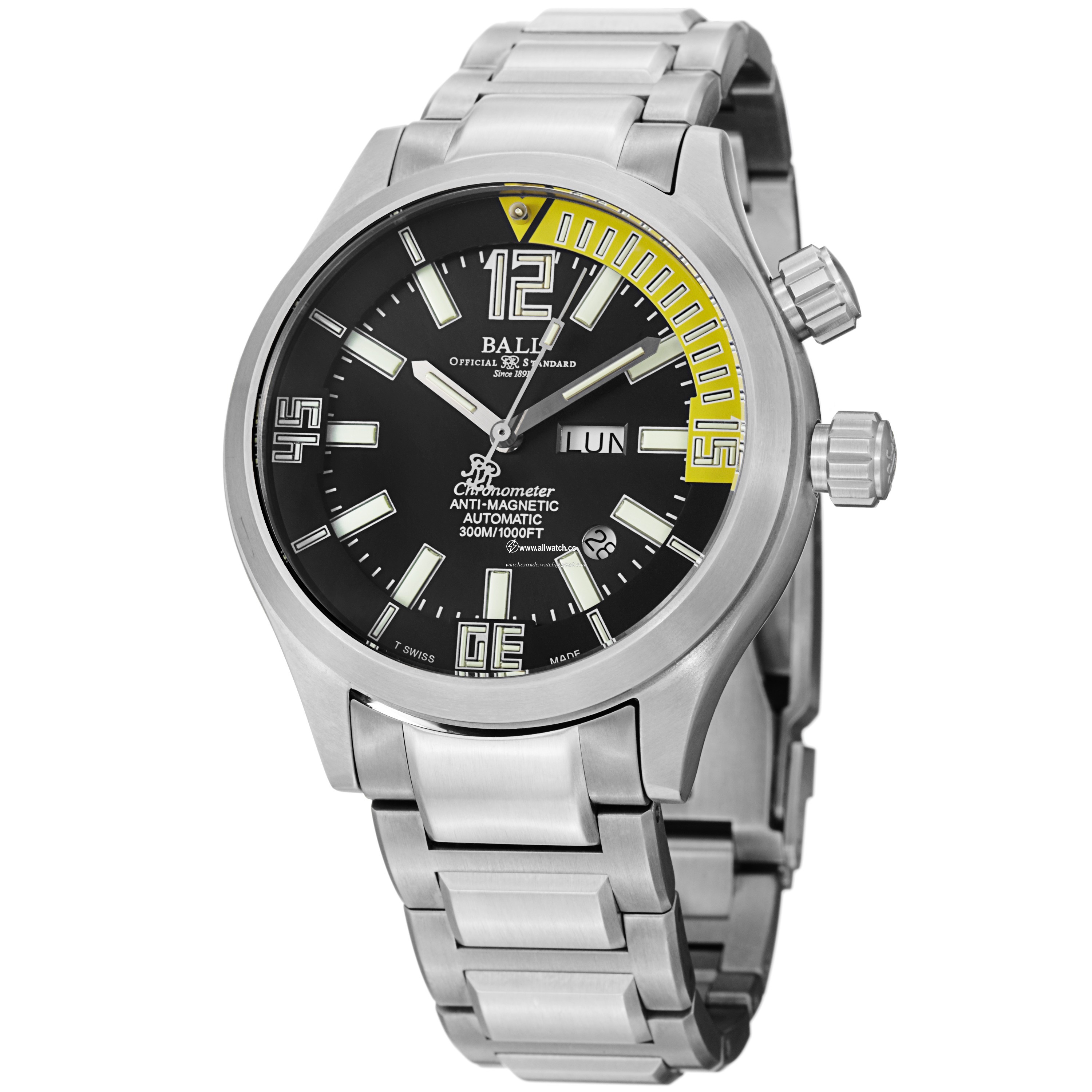 Ball DM1022A-SC1ABKY Engineer Mens Automatic Titanium