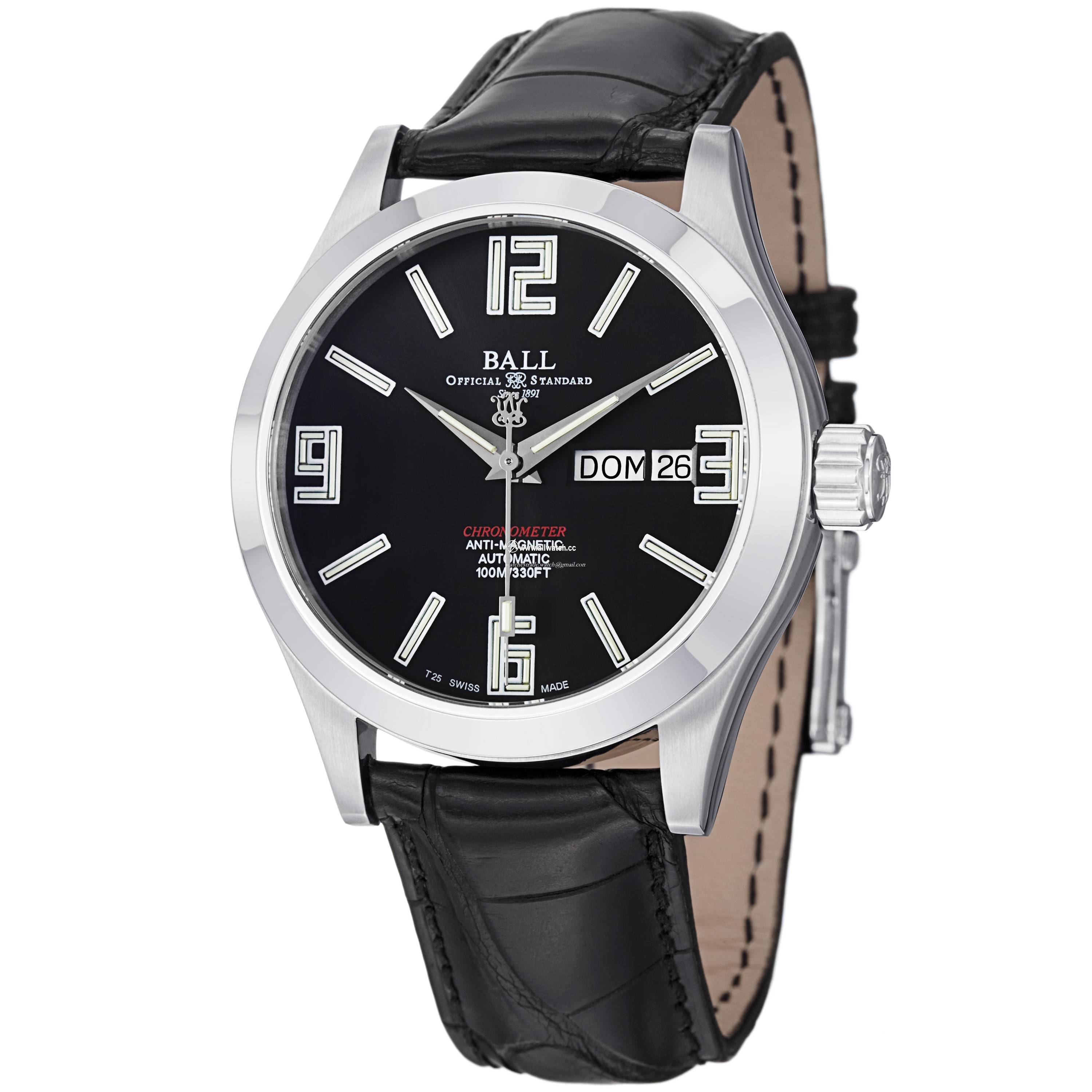 Ball NM1022C-LCAJ-BK Engineer Mens Automatic Stainless Steel
