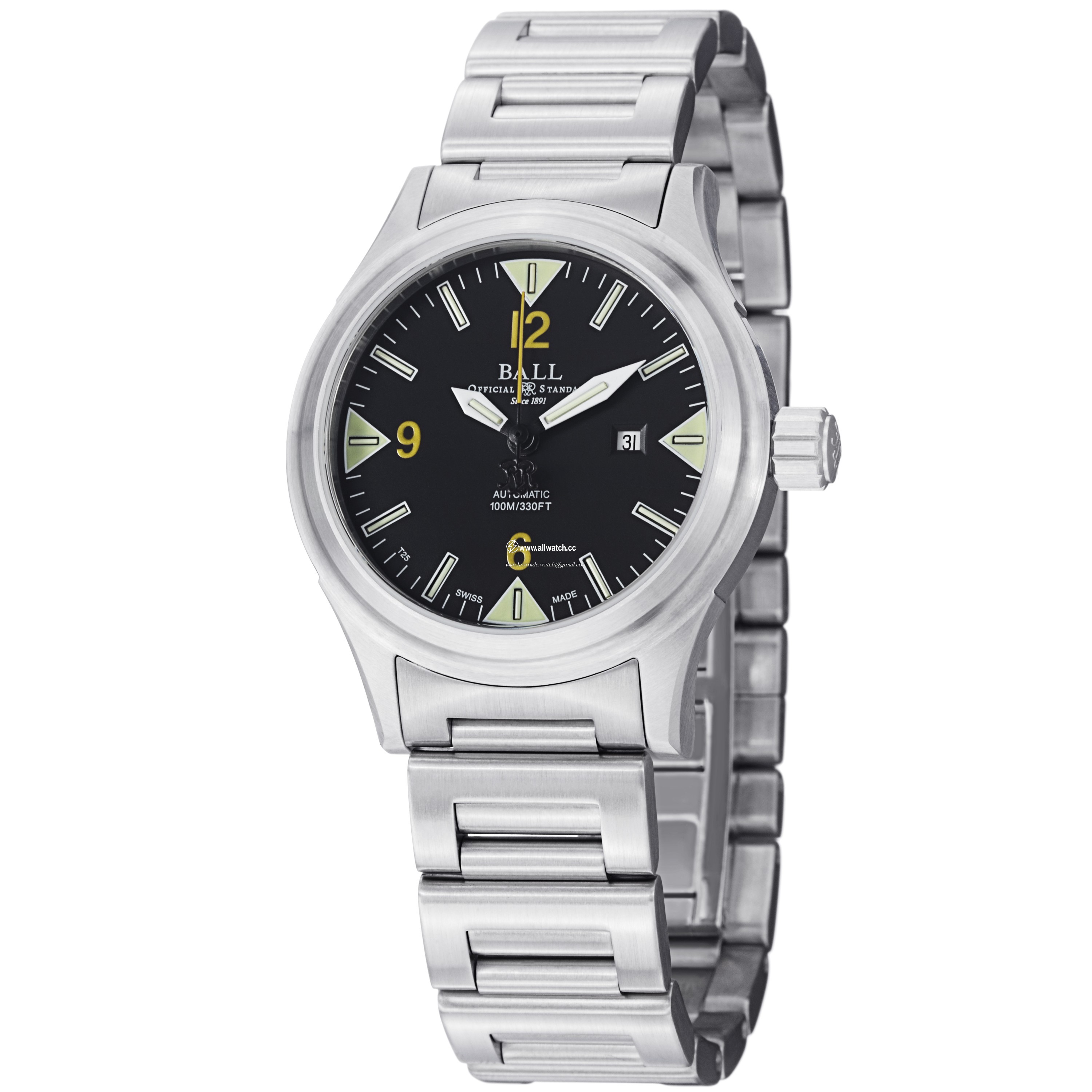 Ball NL2088D-SJ-BKYE Mens Automatic Stainless Steel