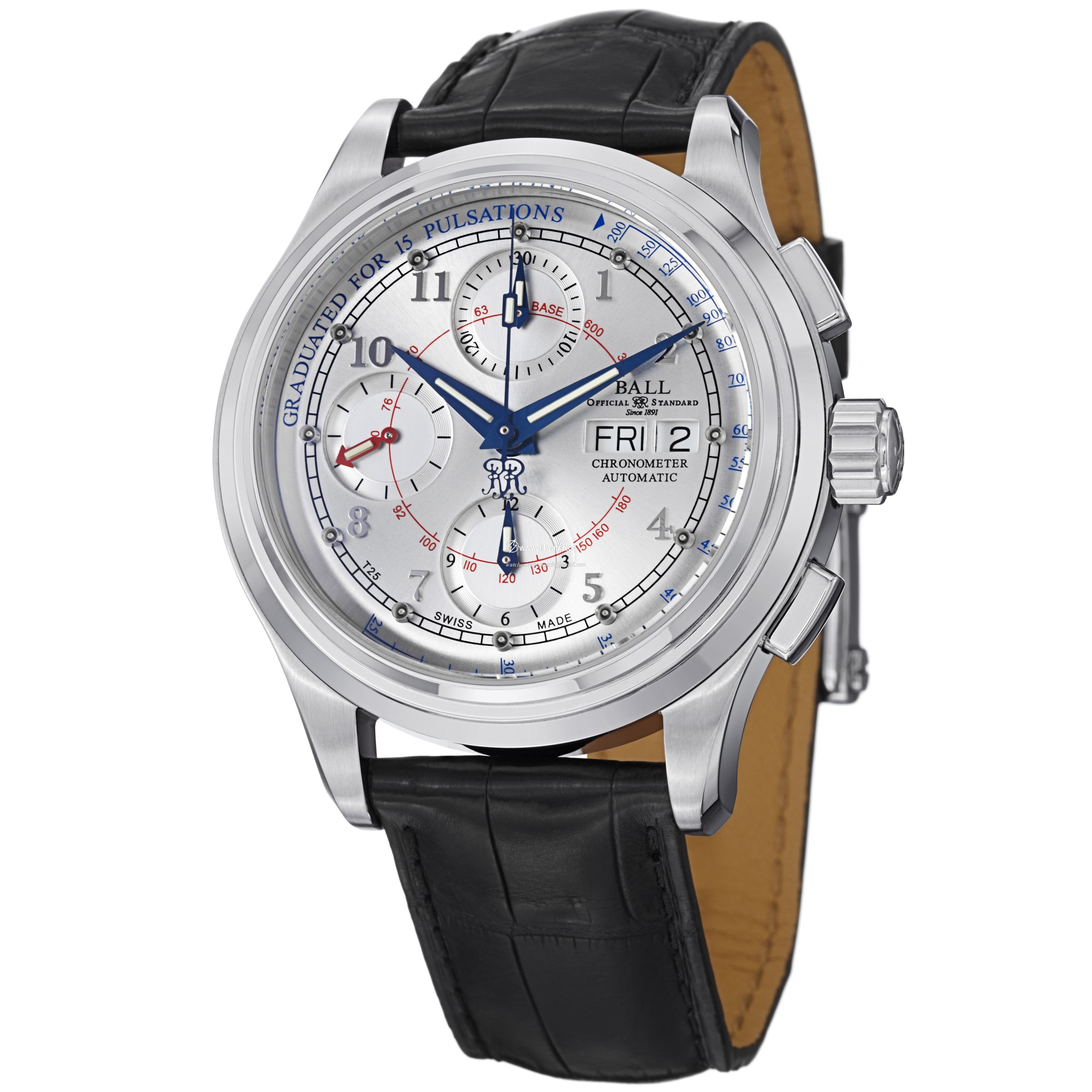 Ball CM1010D-LCJ-SL Trainmaster Mens Automatic Stainless Steel