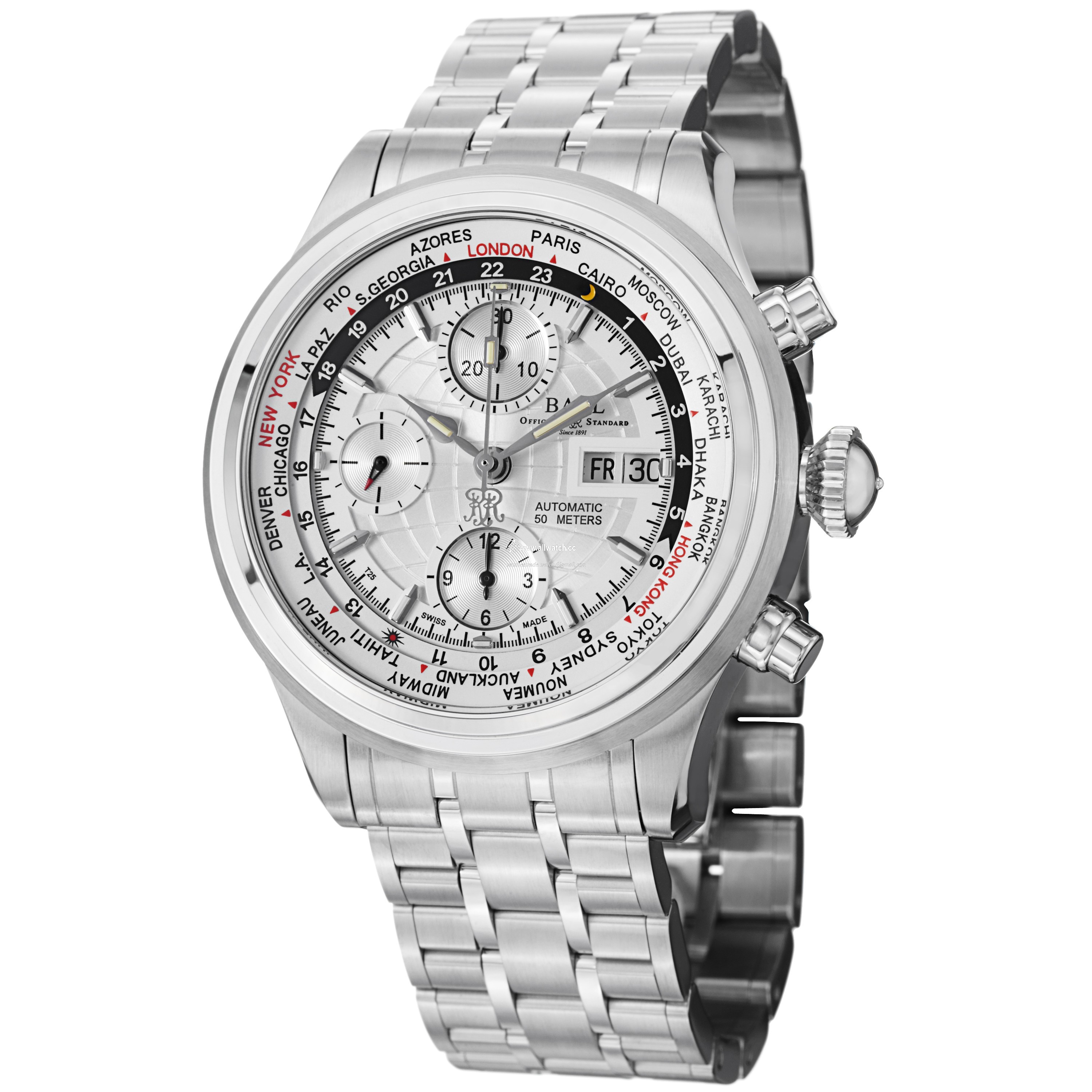 Ball CM2052D-SJ-SL Trainmaster Mens Automatic Stainless Steel
