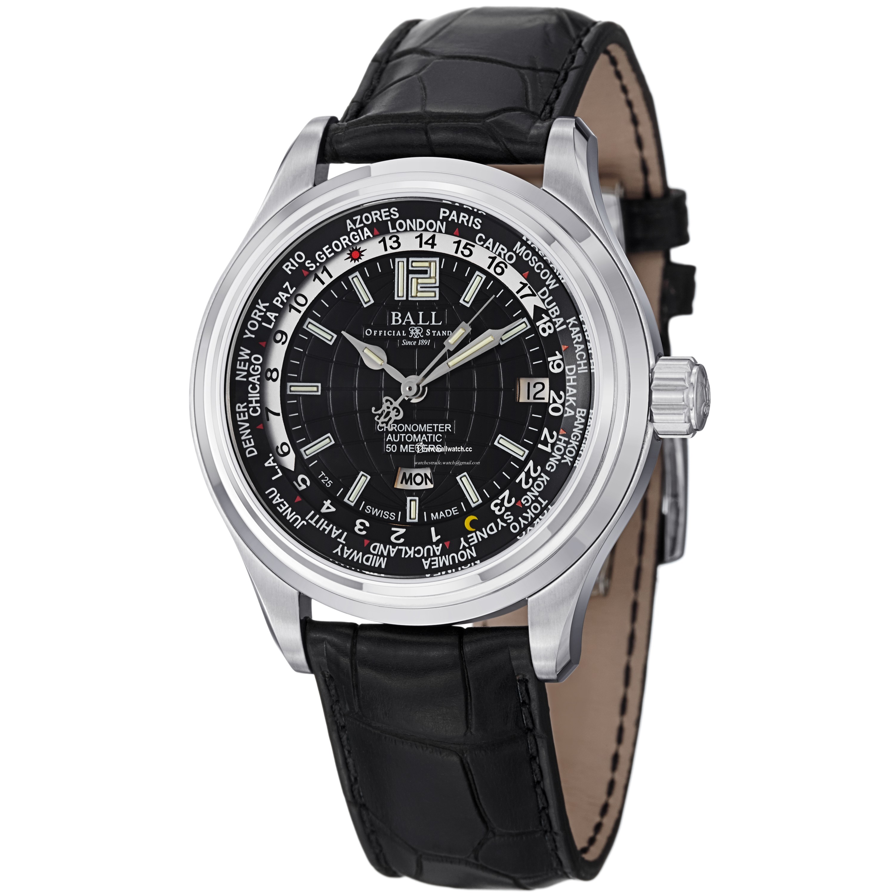 Ball GM1020D-L1FCAJB Trainmaster Mens Automatic Stainless Steel