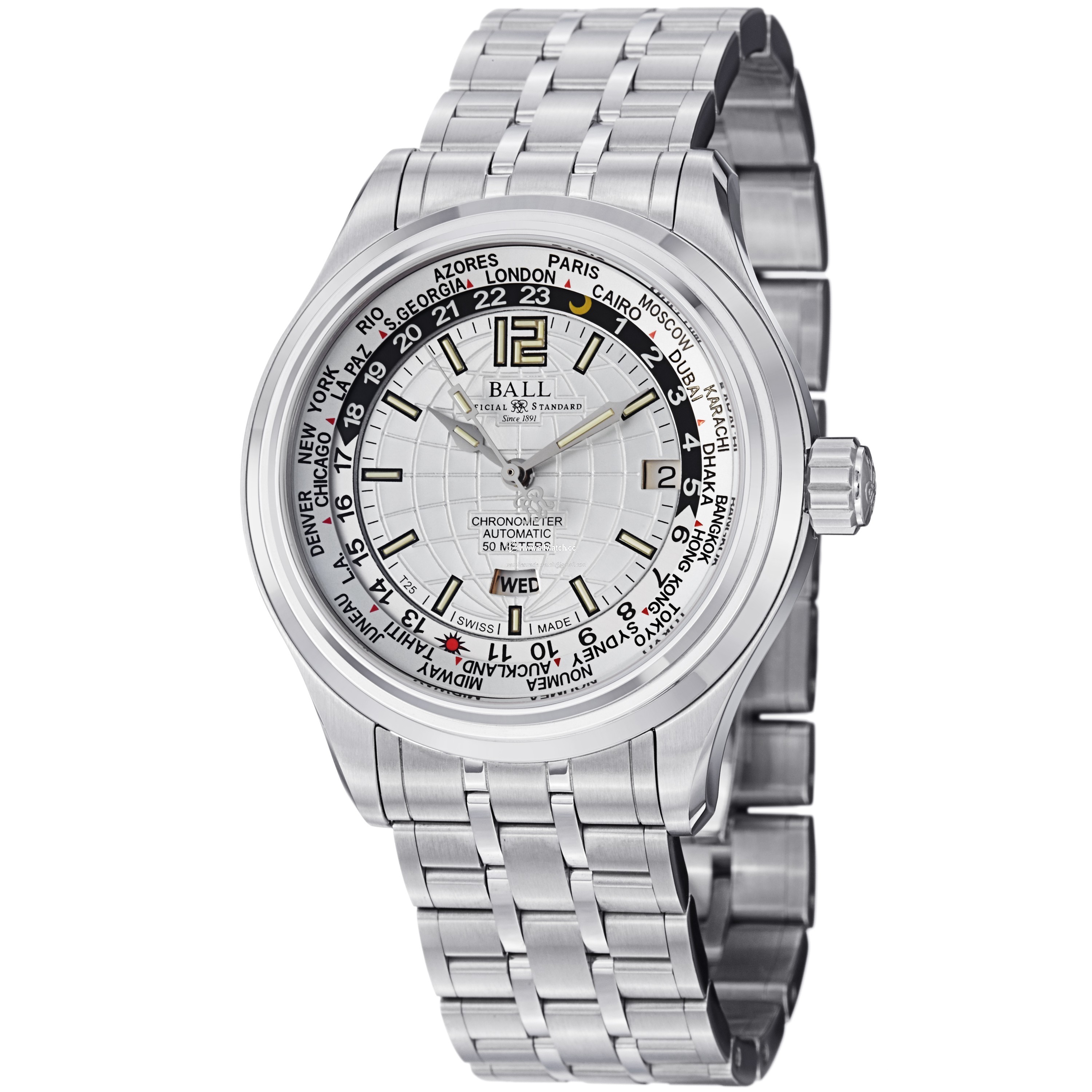 Ball GM1020D-S1CAJ-S Trainmaster Mens Automatic Stainless Steel