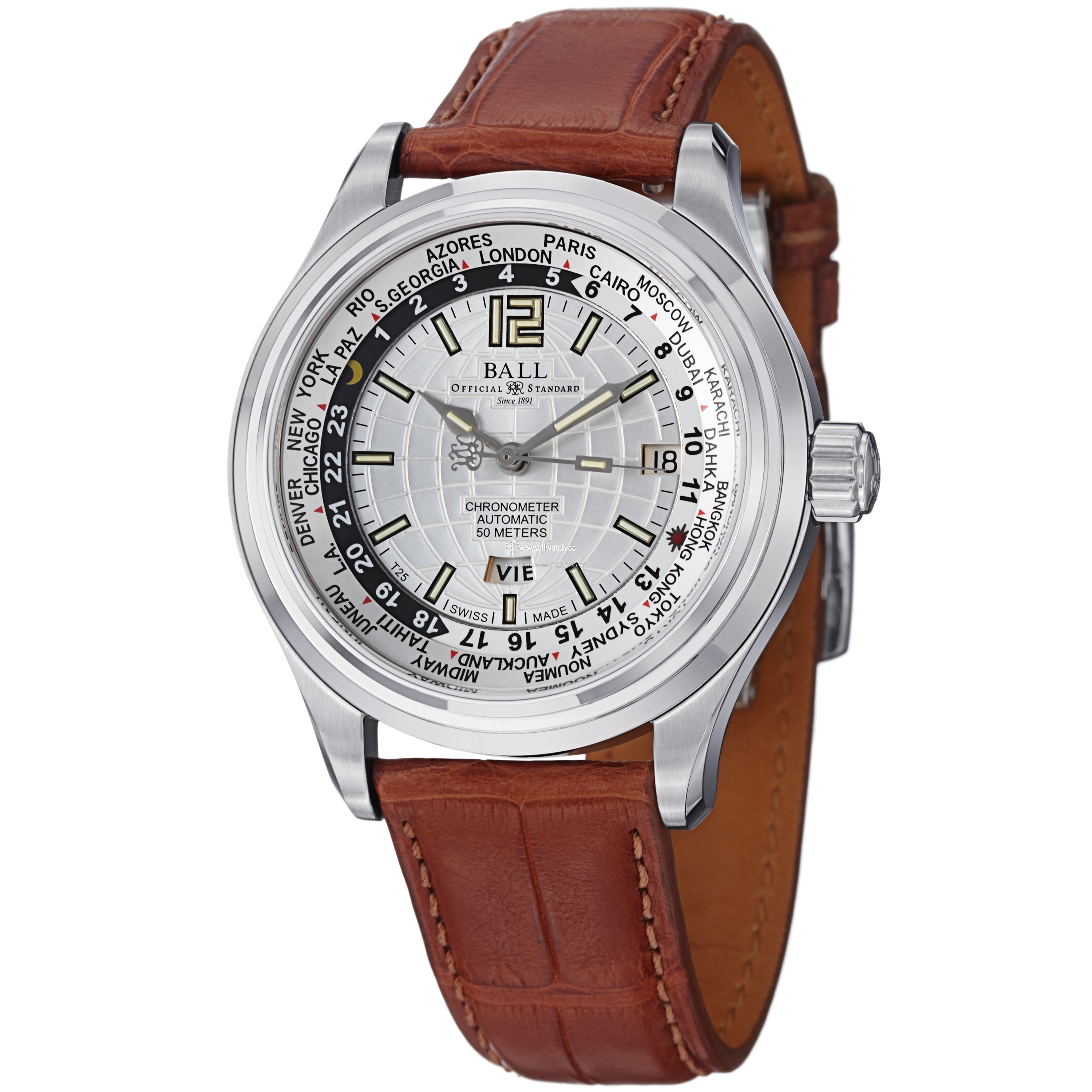 Ball GM1020DL1FCAJS2 Trainmaster Mens Automatic Stainless Steel