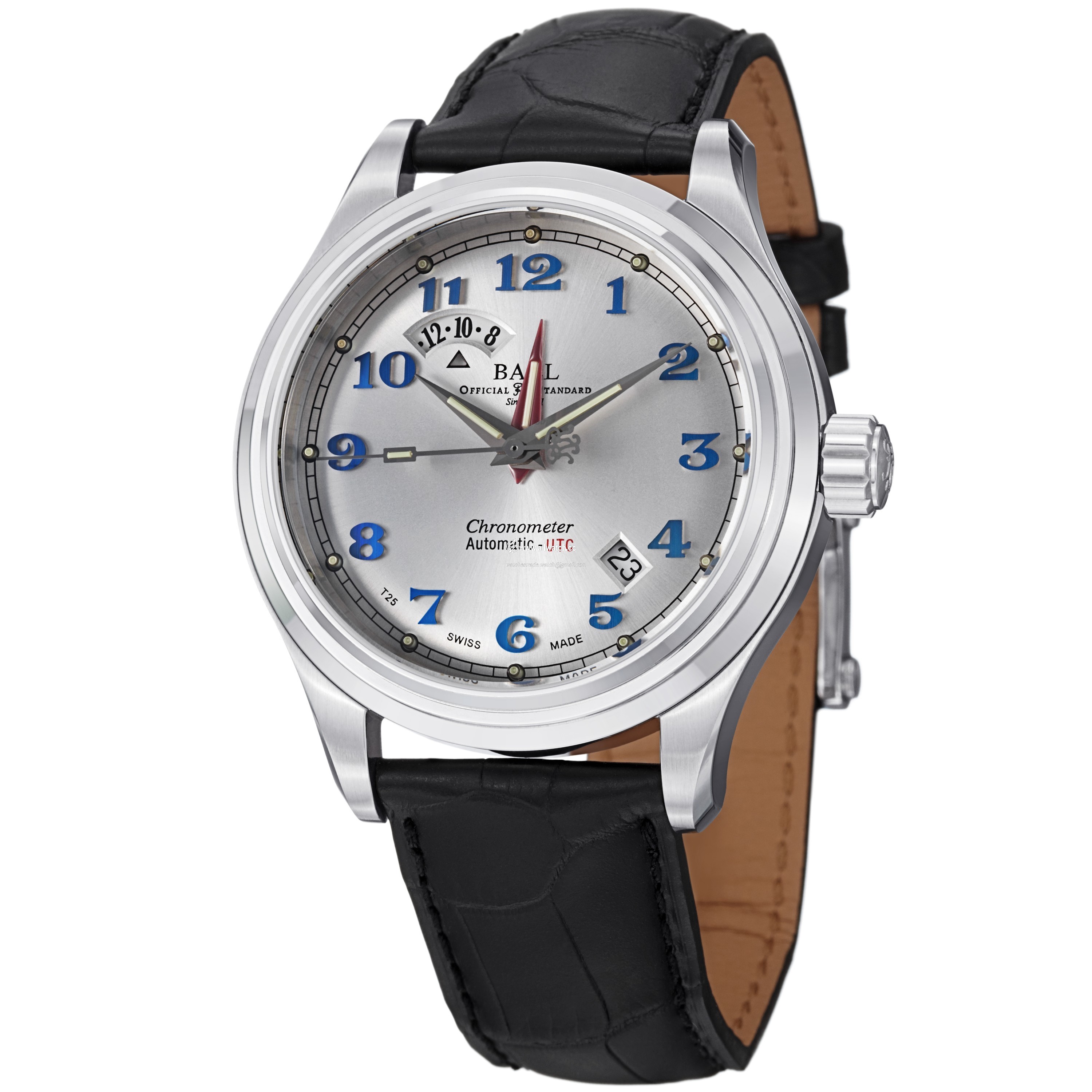 Ball GM1020DLCJSLBK Trainmaster Mens Automatic Stainless Steel