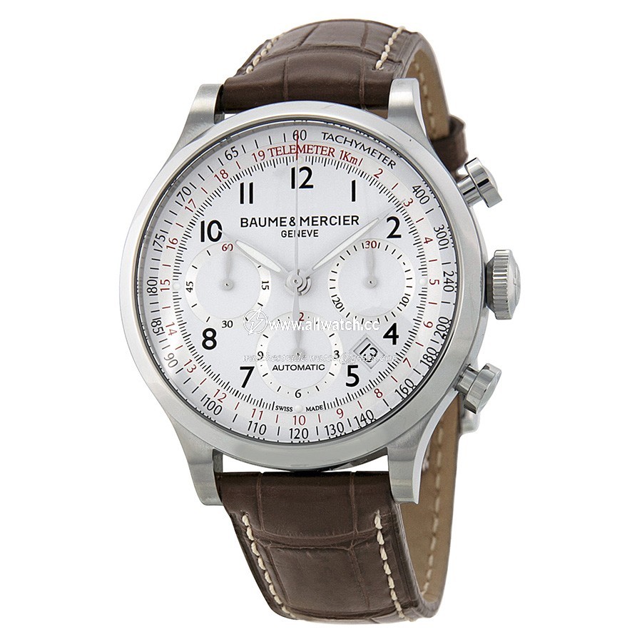 Baume et Mercier 10041 Capeland Mens Hand Wind Stainless Steel