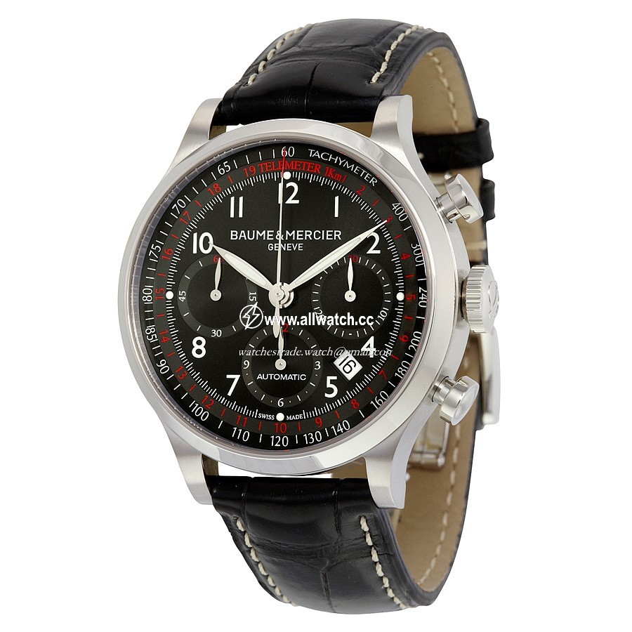Baume et Mercier 10042 Capeland Mens Hand Wind Stainless Steel