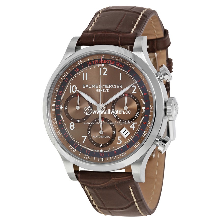 Baume et Mercier 10043 Capeland Mens Automatic Stainless Steel