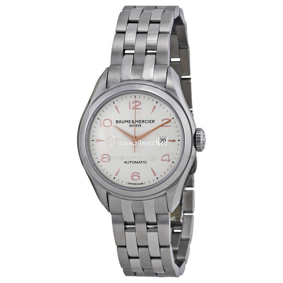Baume et Mercier 10150 Clifton Ladies Automatic Stainless Steel