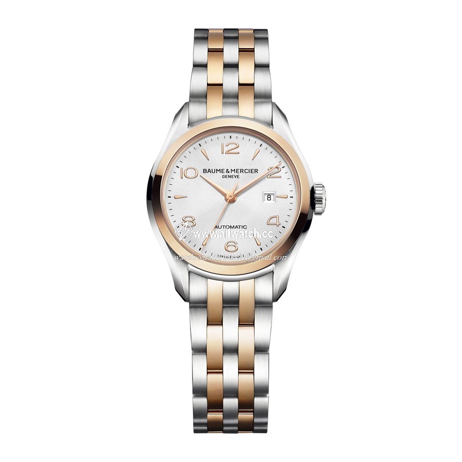 Baume et Mercier 10152 Clifton Ladies Automatic Two-tone Stainless Steel
