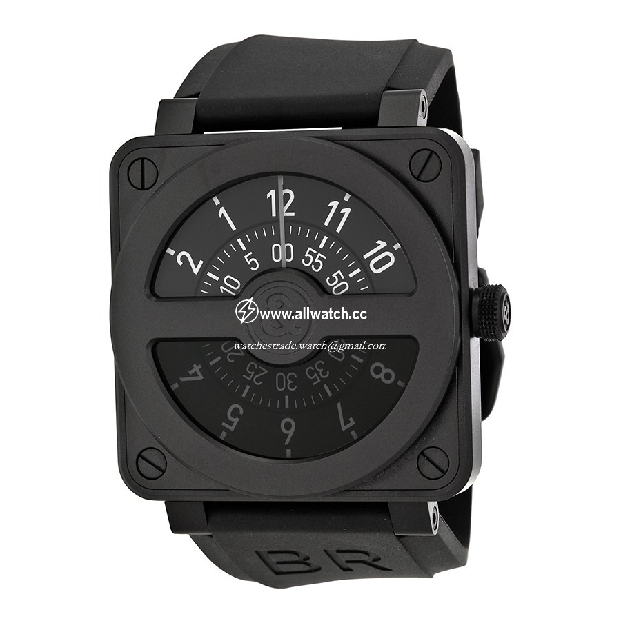 Bell & Ross BR0192-COMPASS-CA Aviation Mens Automatic Black Ion-plated Stainless Steel
