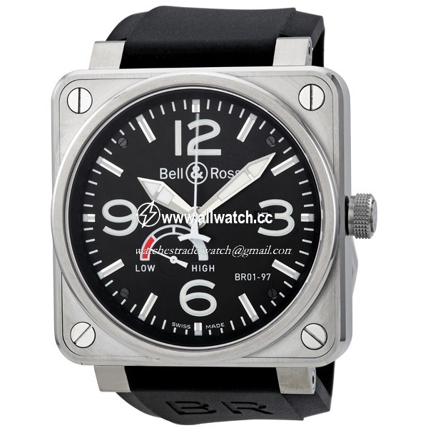 Bell & Ross BR0197-BL-ST Aviation Mens Automatic Stainless Steel