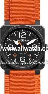 Bell & Ross BR0392-O-CA Aviation Mens Automatic Black PVD Coated Steel