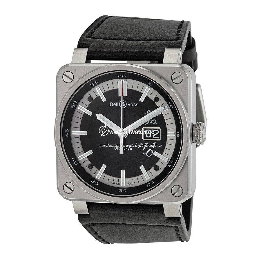 Bell & Ross BR0396-SI-ST Aviation Mens Automatic Stainless Steel