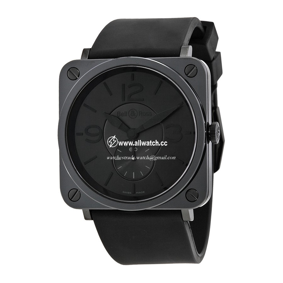 Bell & Ross BRS-BLC-PH/SBR Aviation Mens Quartz Black Ceramic and Steel