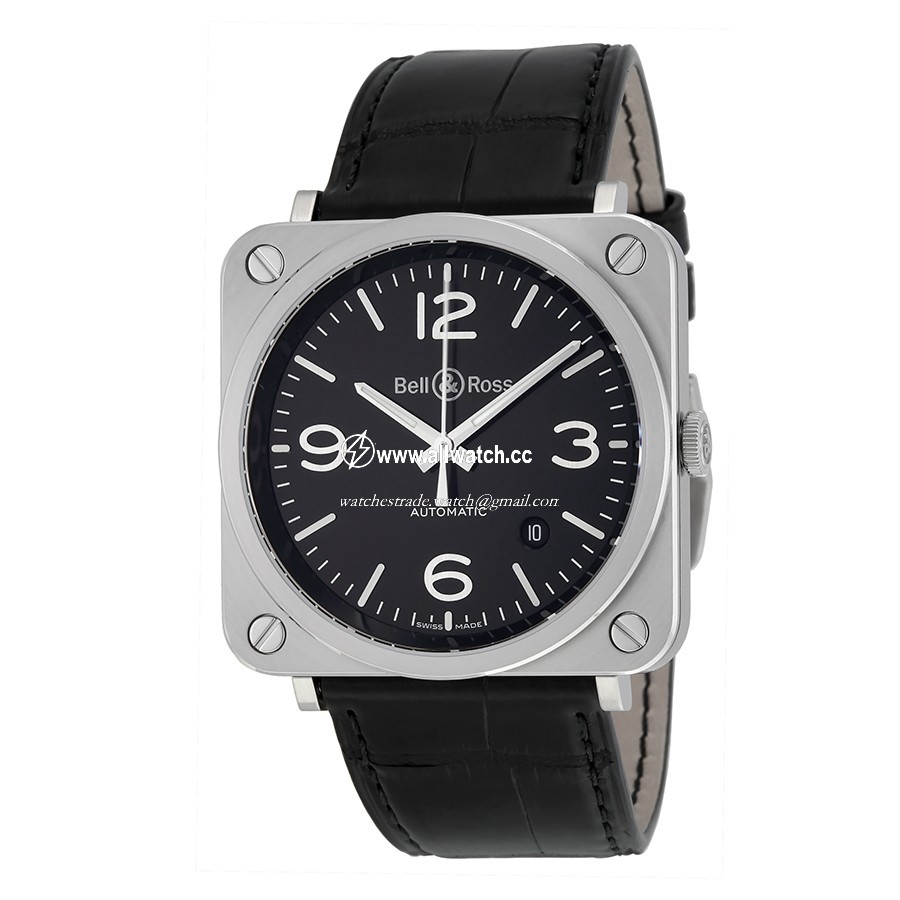 Bell & Ross BRS92-BL-ST Mens Automatic Stainless Steel
