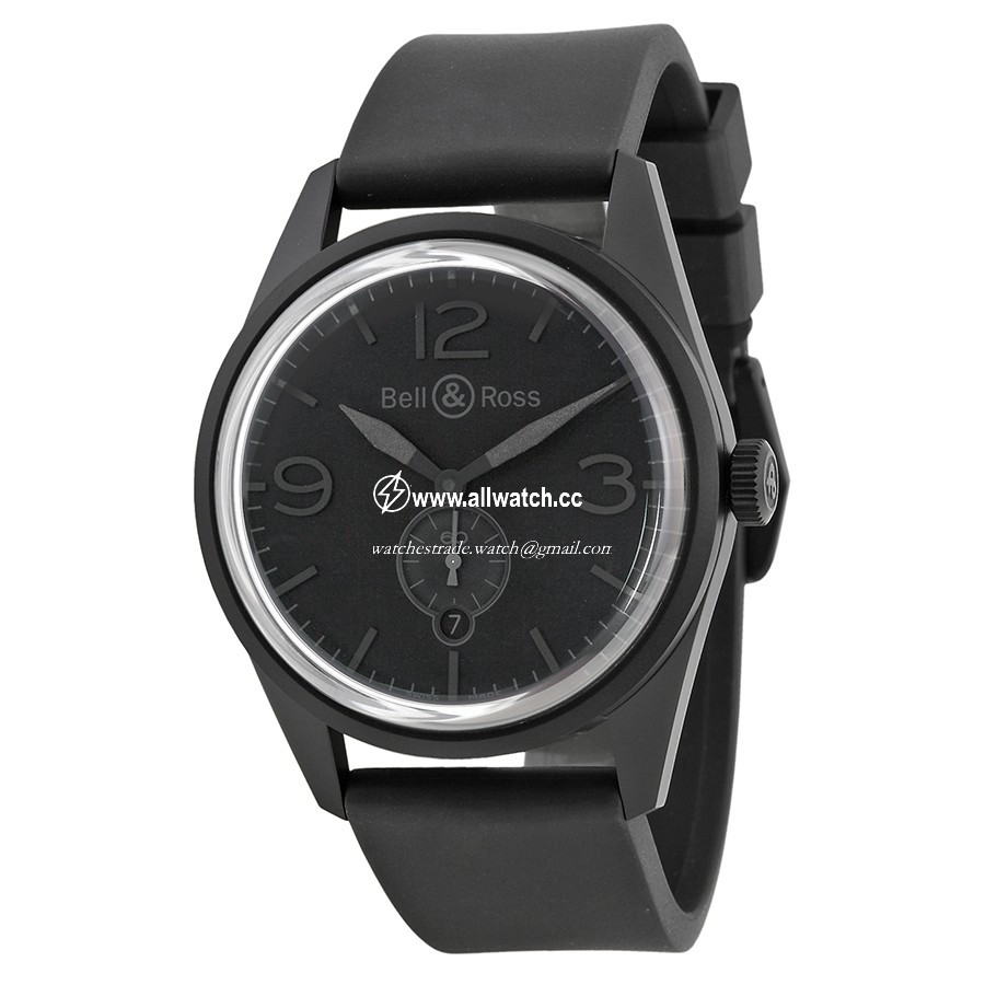 Bell & Ross BRV123-PHANTOM Mens Automatic Black PVD Stainless Steel