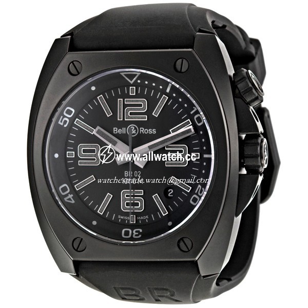 Bell & Ross BR0292-CA-PH Marine Mens Automatic Black PVD Stainless Steel