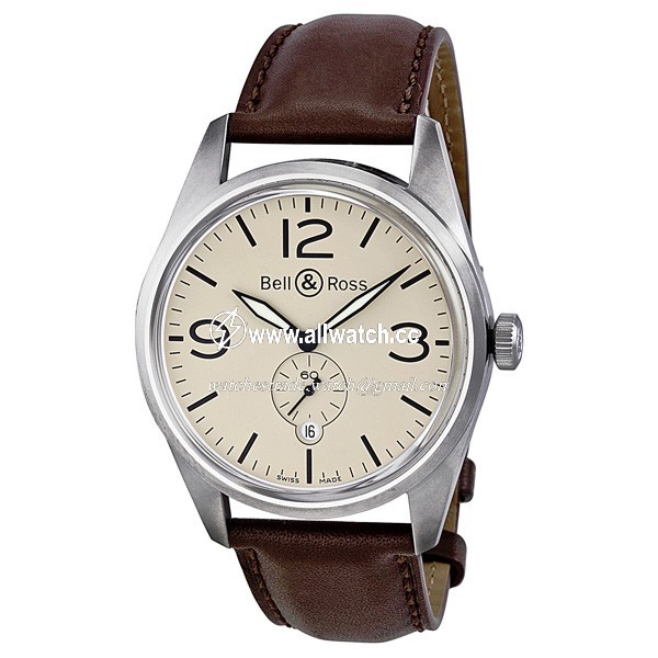 Bell & Ross BLRBR123-ORIG-BG Vintage Mens Automatic Stainless Steel
