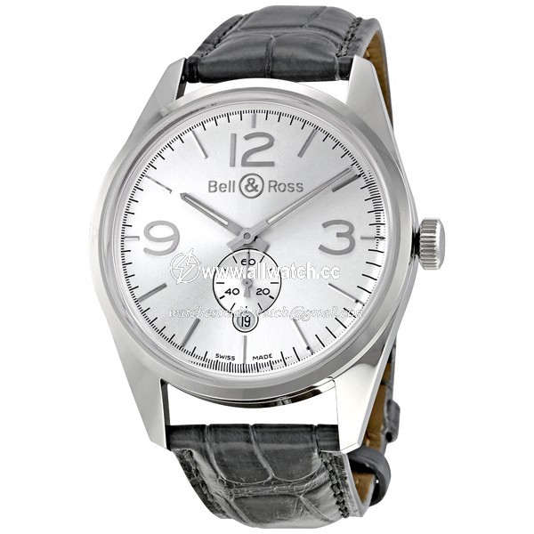 Bell & Ross BRG123-WH-ST/SCR Vintage Mens Automatic Stainless Steel