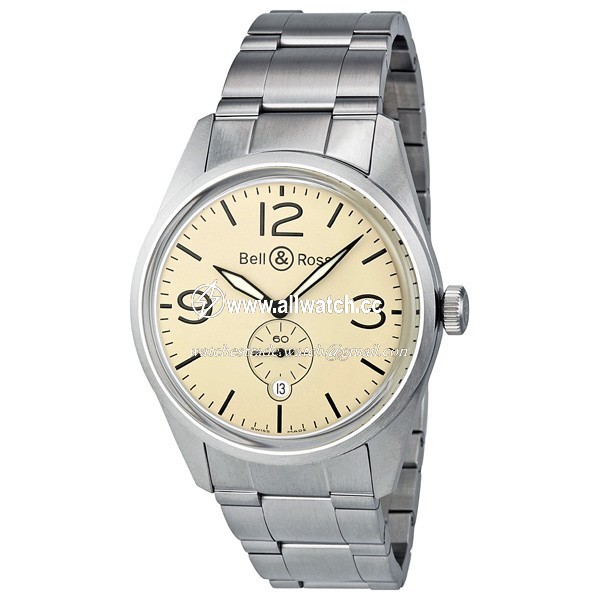 Bell & Ross BRV123-BEI-ST/SST Vintage Mens Automatic Stainless Steel