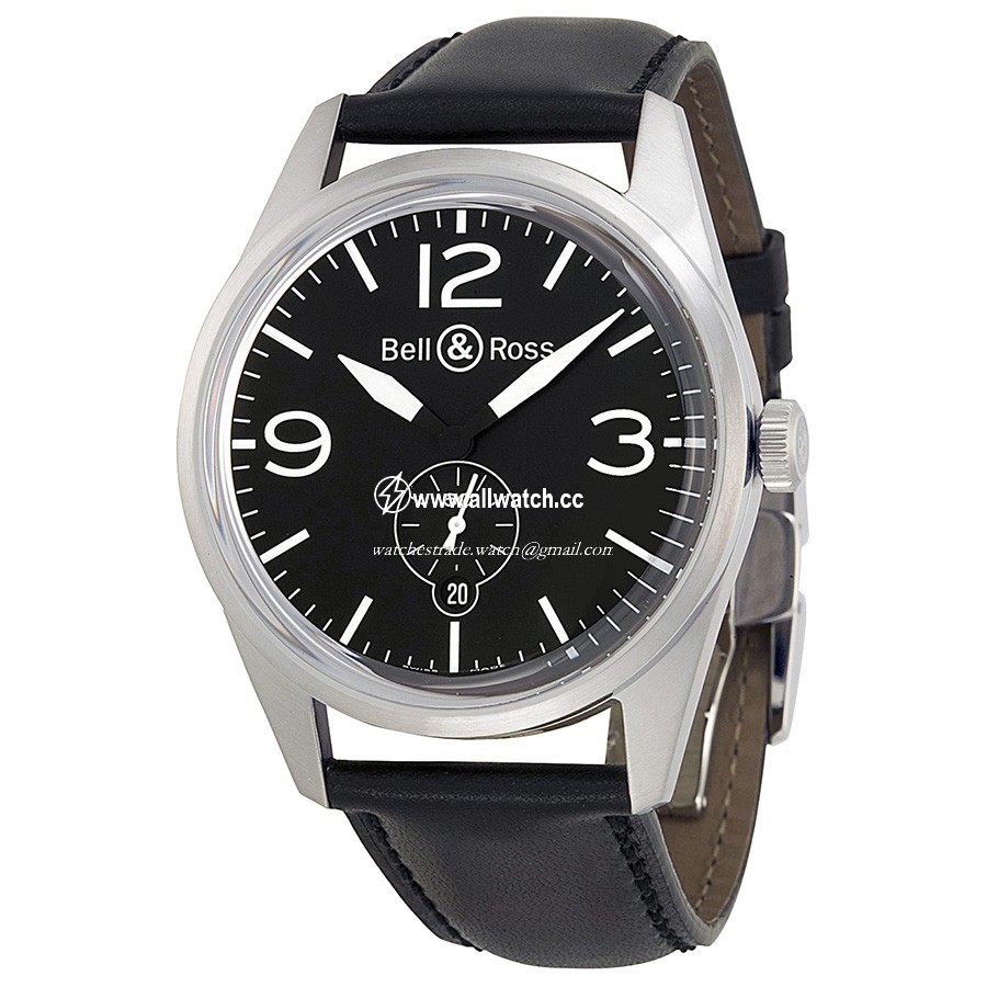 Bell & Ross BRV123-BL-ST-SCA Vintage Mens Automatic Stainless Steel