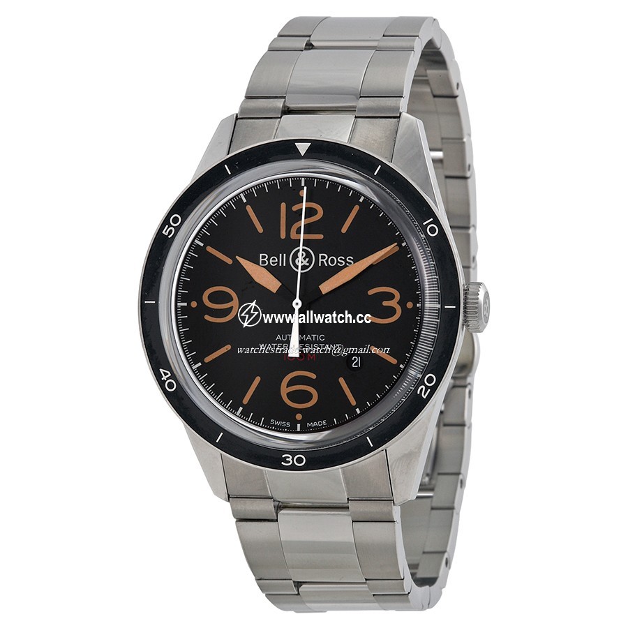 Bell & Ross BRV123-ST-HER/SST Vintage Mens Automatic Stainless Steel