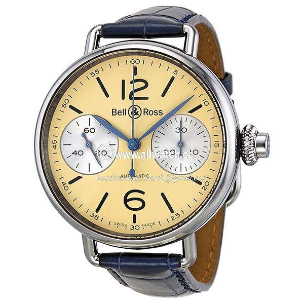 Bell & Ross BRWW1-MONO-IVO/S Vintage Mens Automatic Stainless Steel