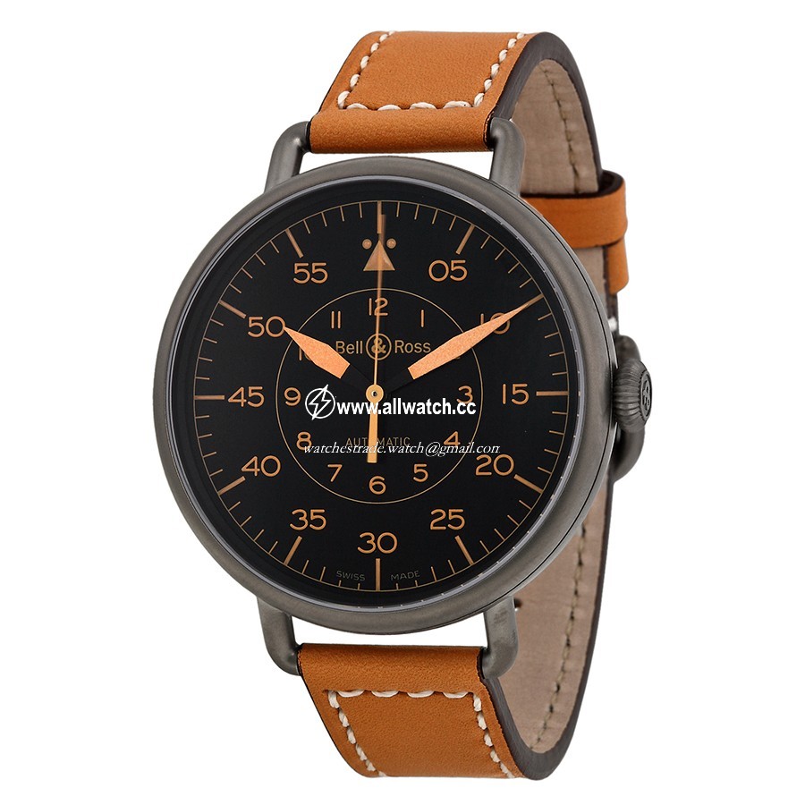Bell & Ross BRWW192-HER/SCA Vintage Mens Automatic Grey PVD Stainless Steel