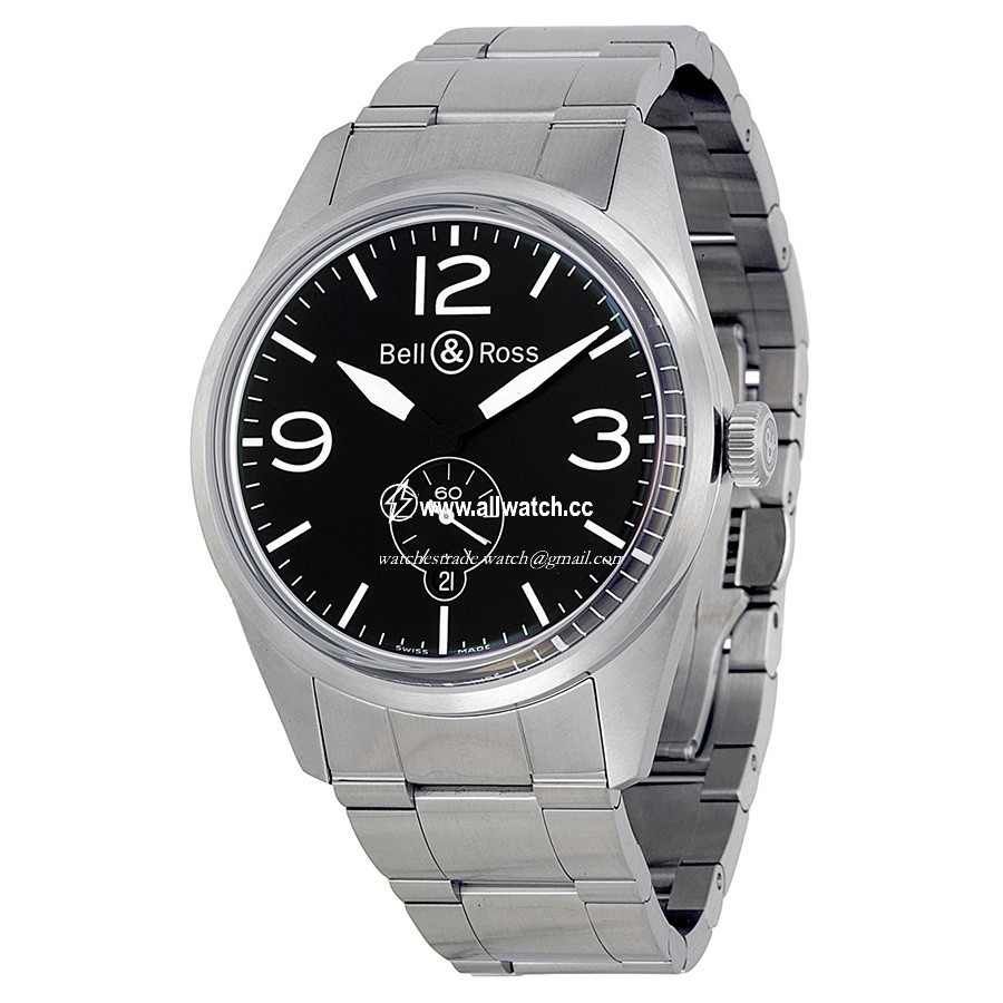 Bell & Ross BRV123-BL-ST-SST Vintage Mens Automatic Stainless Steel