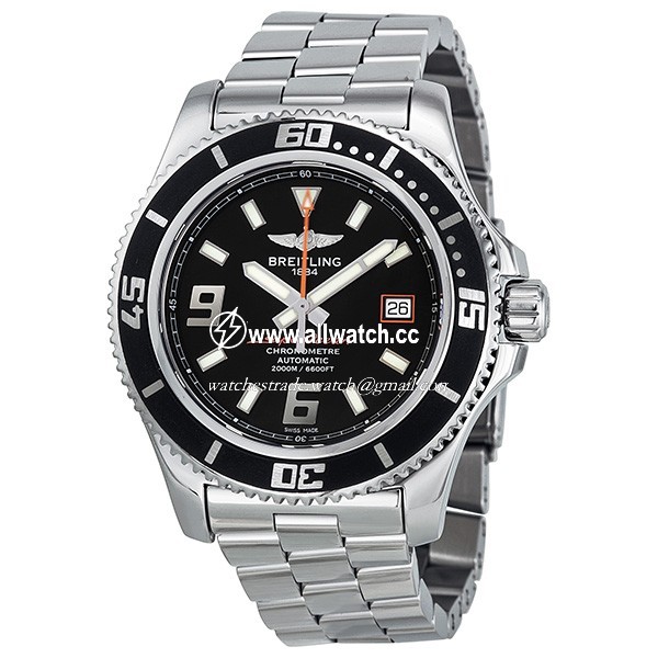 Breitling A17391A8/BA80 - 163A Superocean Mens Automatic Polished Stainless Steel