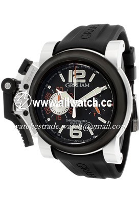 Graham 2OVBV.B07A.K10 Chronofighter Mens Automatic Stainless Steel and Black PVD