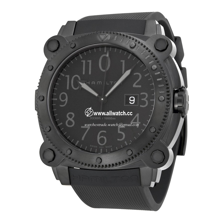 Hamilton H78585333 Khaki Mens Automatic Black PVD Steel