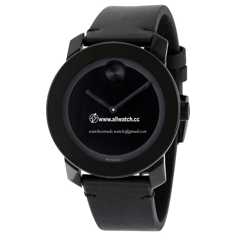 Movado 3600306 Bold Unisex Quartz Black TR-90 Composite and Stainless Steel